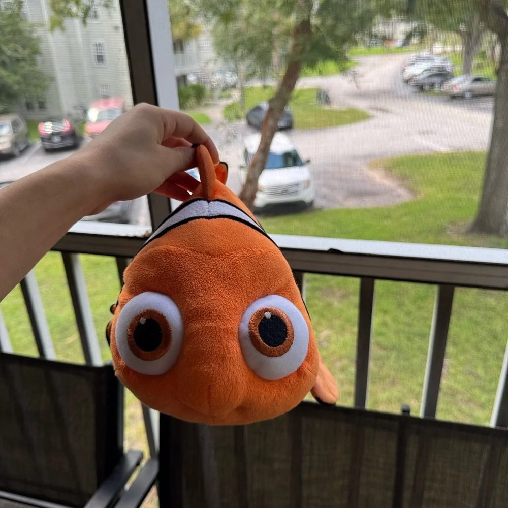 Orange Plush Fish Toy